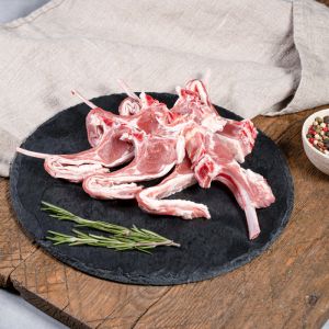 Chuletas de cordero lechal (sin cuello ni falda) (1 x 1.000g)